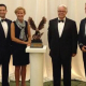Dr. Hans Otto, CEO Kay, Dr. James Sublett, and Dr. Joseph Turbyville receives Freedom award