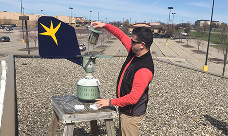 Otto collecting Pollen in Florence Ky