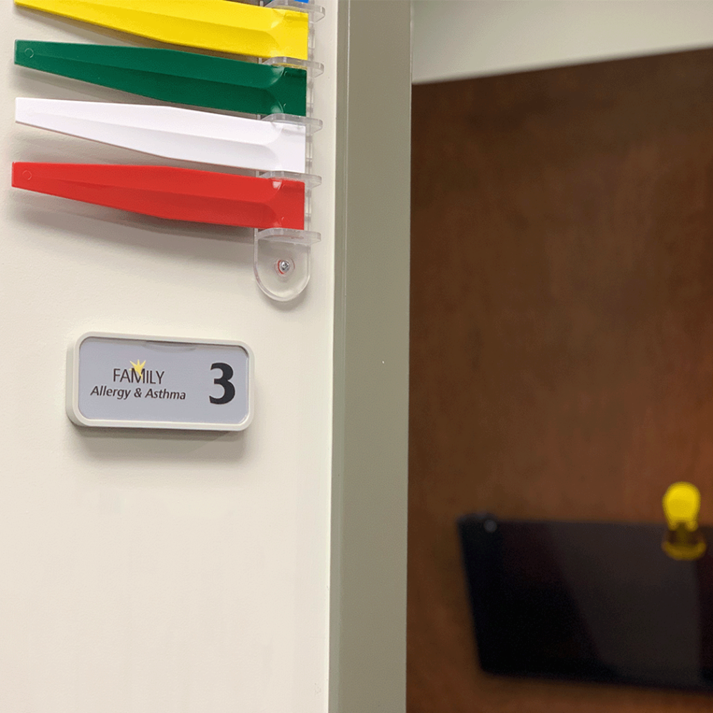 Family Allergy & Asthma patient room
