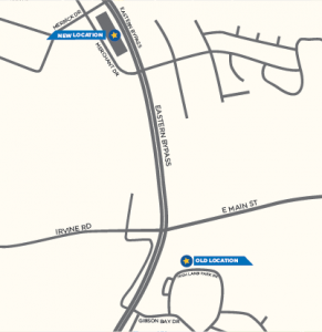 New Richmond KY Location and Old Richmond Ky Location map